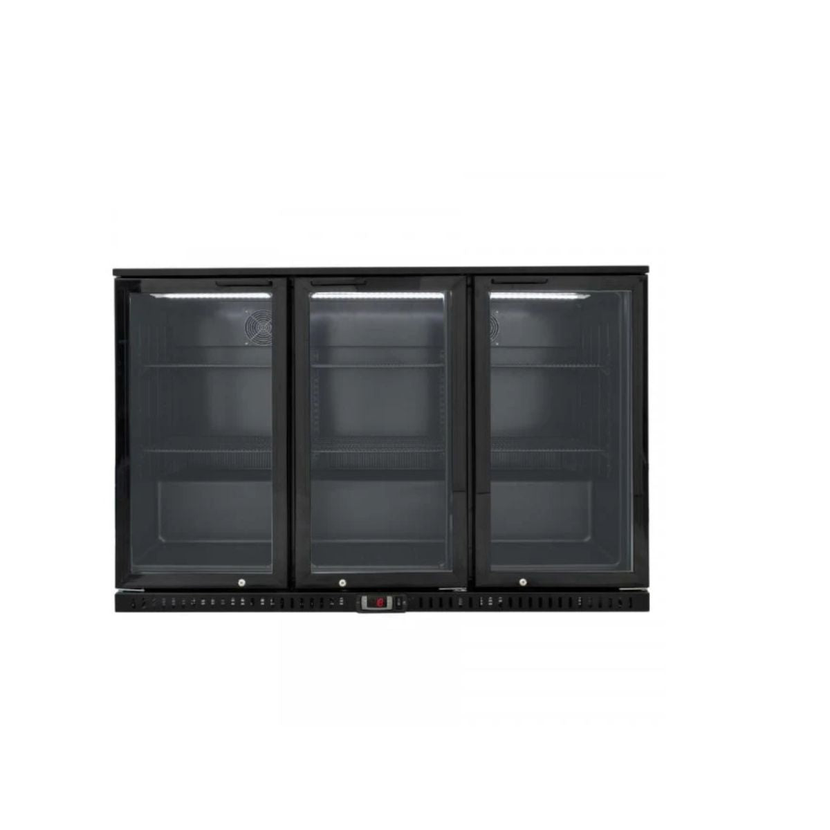 Arrière-Bar Réfrigéré Skinplate 3 Portes Vitrées Battantes - 328 Litres