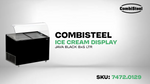 Vitrine à creme glacée tenerife noir 10x5 L — Combisteel 7472.0134