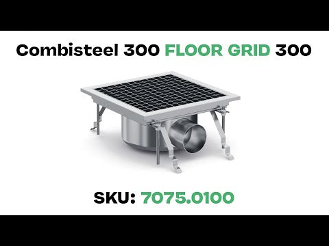 300 caniveau de sol 300 — Combisteel 7075.0100