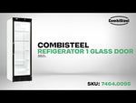 Réfrigérateur 1 porte en verre 382 L — Combisteel 7464.0095