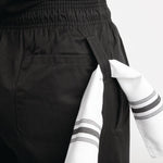 Pantalon de cuisine mixte traité au Teflon Easyfit noir L — A029T-L