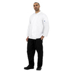 Veste de cuisine mixte Whites Vegas manches longues blanche M — A134-M