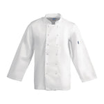Veste de cuisine mixte Whites Vegas manches longues blanche XL — A134-XL