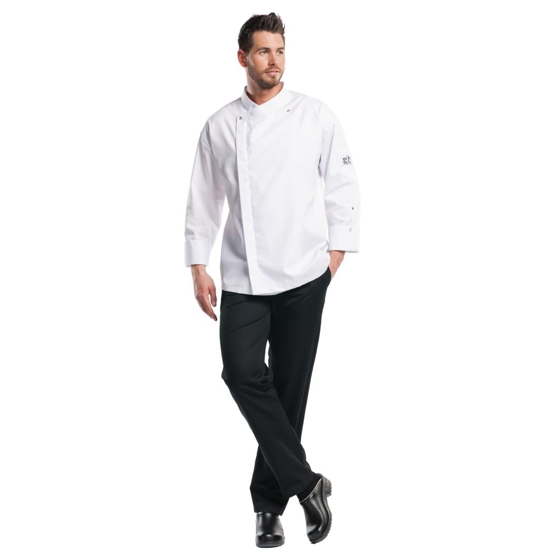 Pantalon de cuisine mixte Chaud Devant Nero noir 42/44 — A138-50