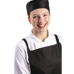 Calot de cuisine en polycoton Whites noir S — A206-S