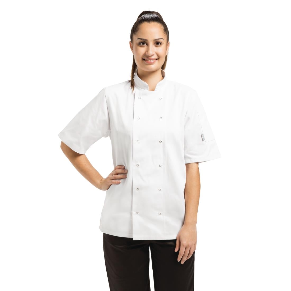 Veste de cuisine mixte Whites Vegas manches courtes blanche M — A211-M