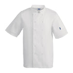 Veste de cuisine mixte Whites Vegas manches courtes blanche M — A211-M