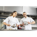 Veste de cuisine mixte Whites Vegas manches courtes blanche S — A211-S