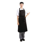 Tablier bavette Whites noir — A279