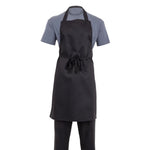 Tablier bavette Whites noir — A279
