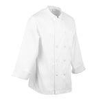 Veste de cuisine mixte Le Mans Chef Works blanche S — A371-S