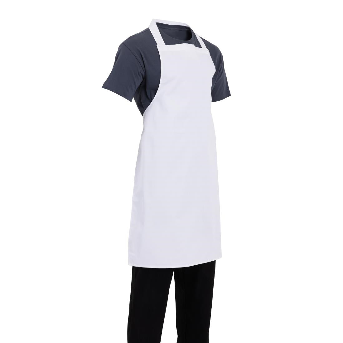Tablier bavette Whites blanc — A521