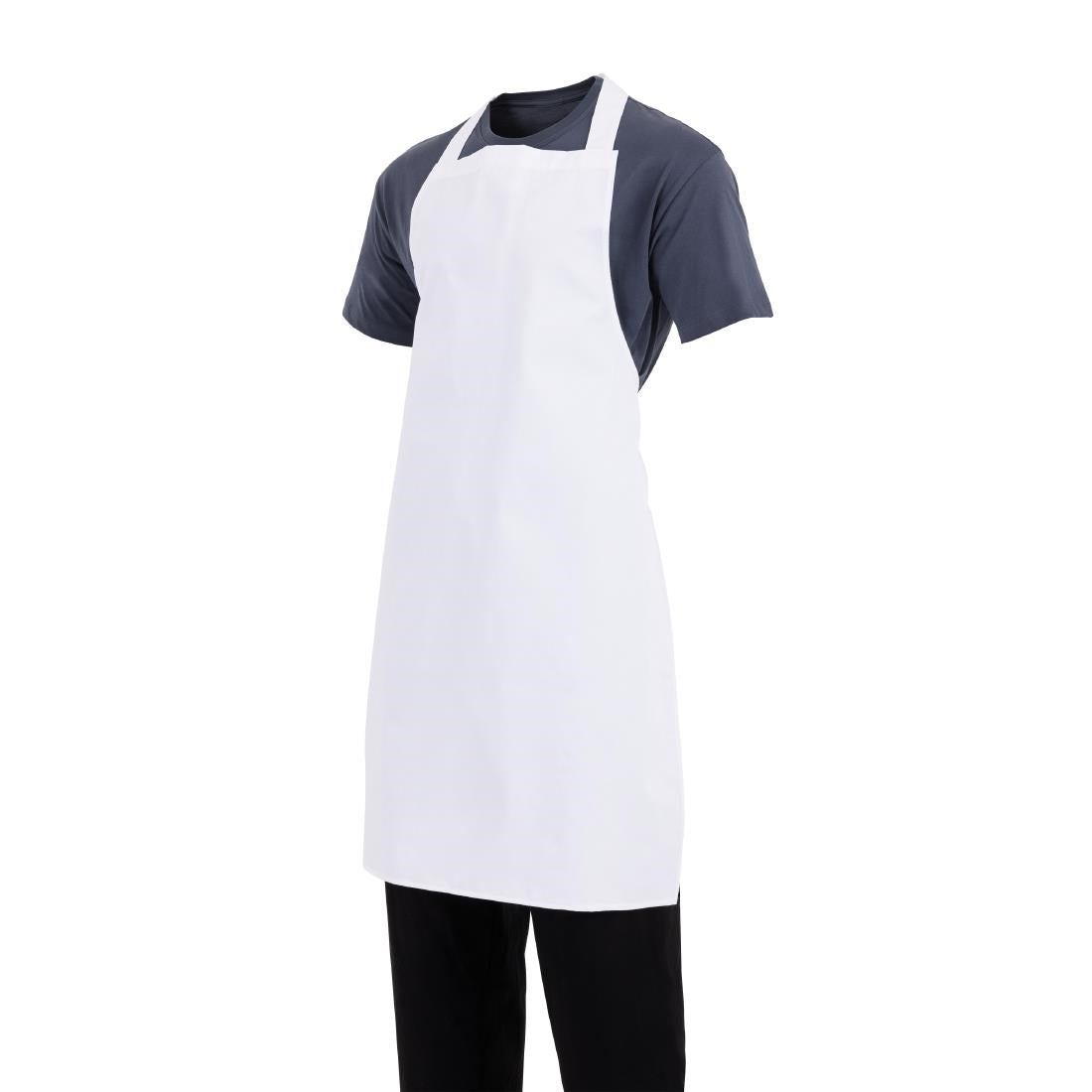 Tablier bavette Whites blanc — A521