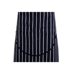 Tablier bavette avec poche Whites rayé marine et blanc — A535