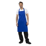 Tablier bavette Whites bleu roi — A542