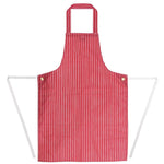Tablier bavette déperlant Whites rouge et blanc — A581