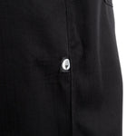 Pantalon de cuisinier ample unisexe Chef Works Better Built Baggy noir M — A695-M