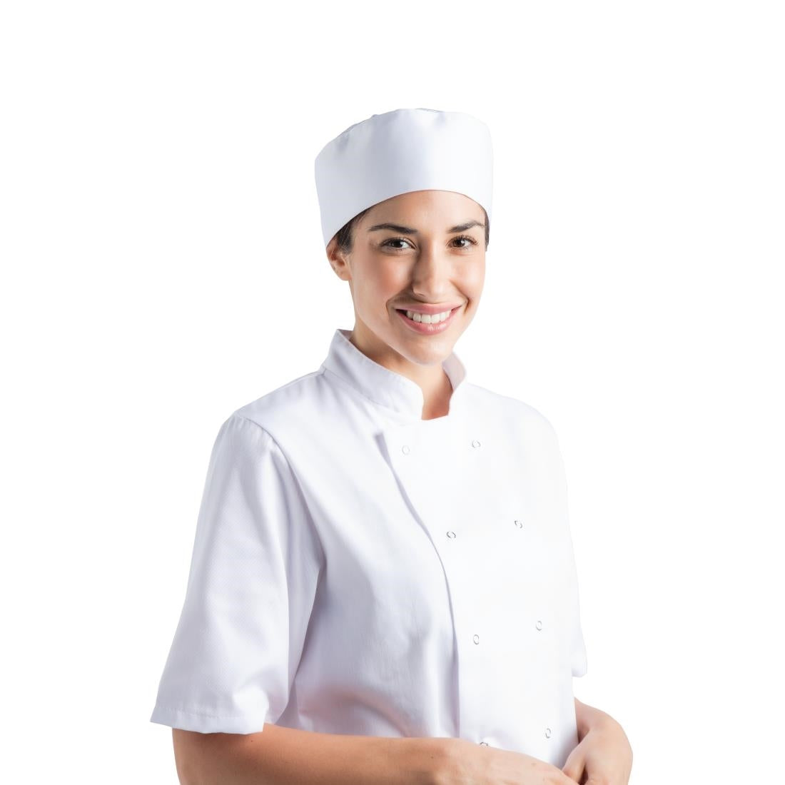 Calot de cuisine Cool Vent Chef Works blanc — A703