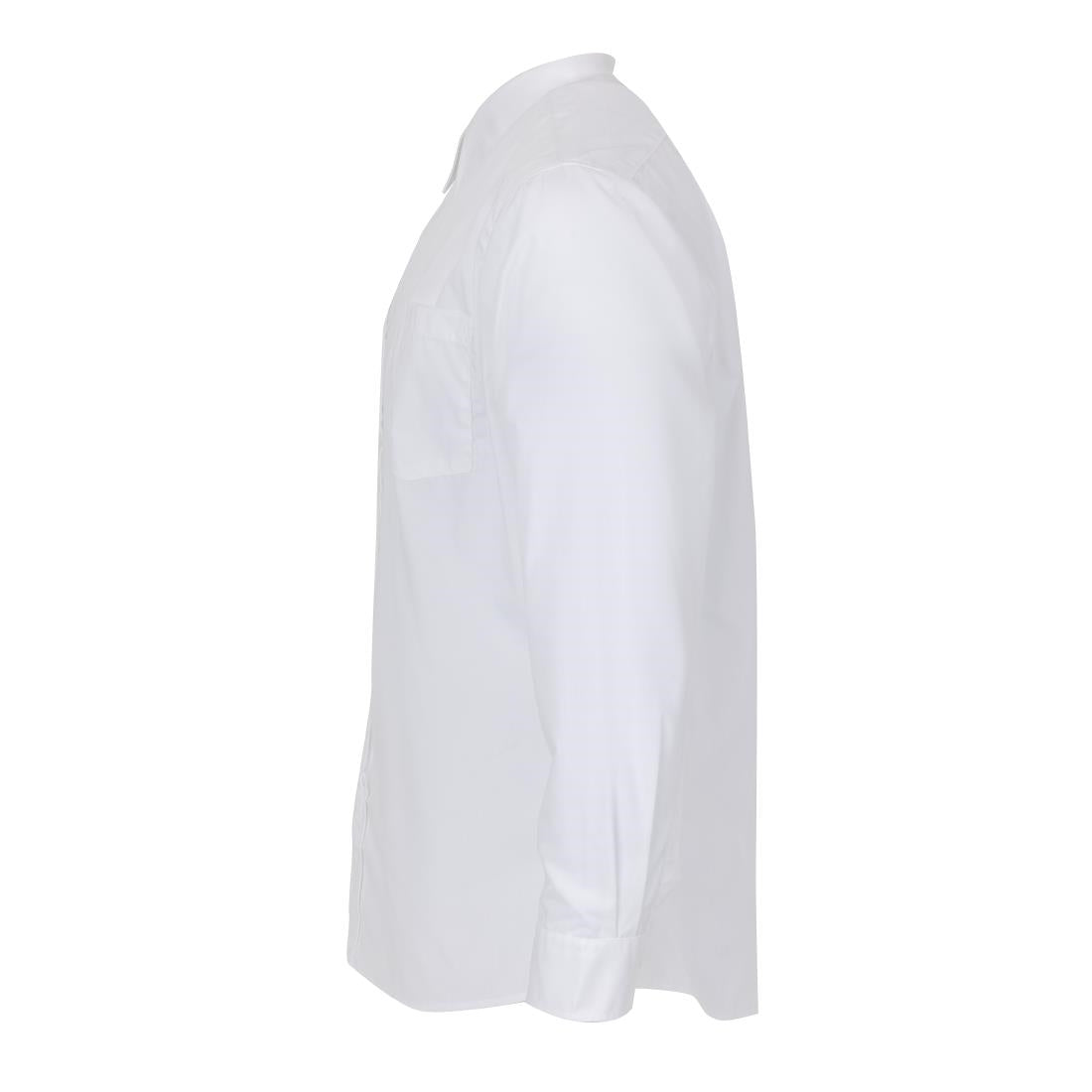 Chemise mixte Uniform Works manches longues blanche S — A730-S