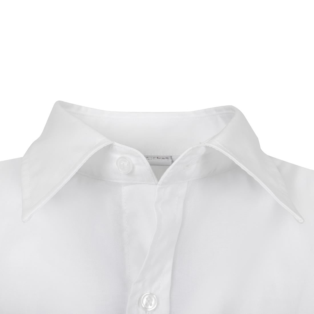 Chemise mixte Uniform Works manches longues blanche S — A730-S