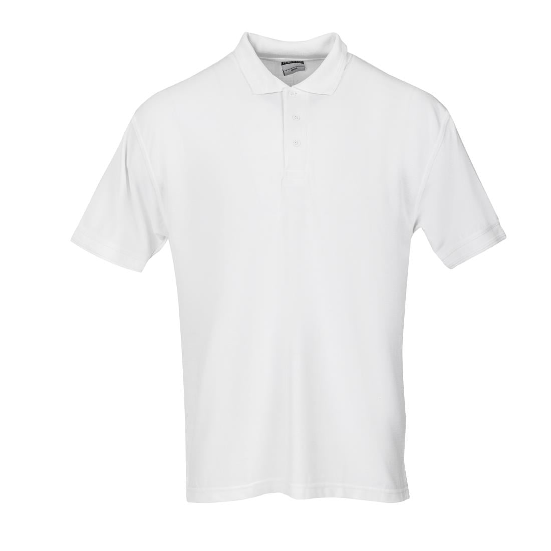 Polo mixte blanc S — A734-S