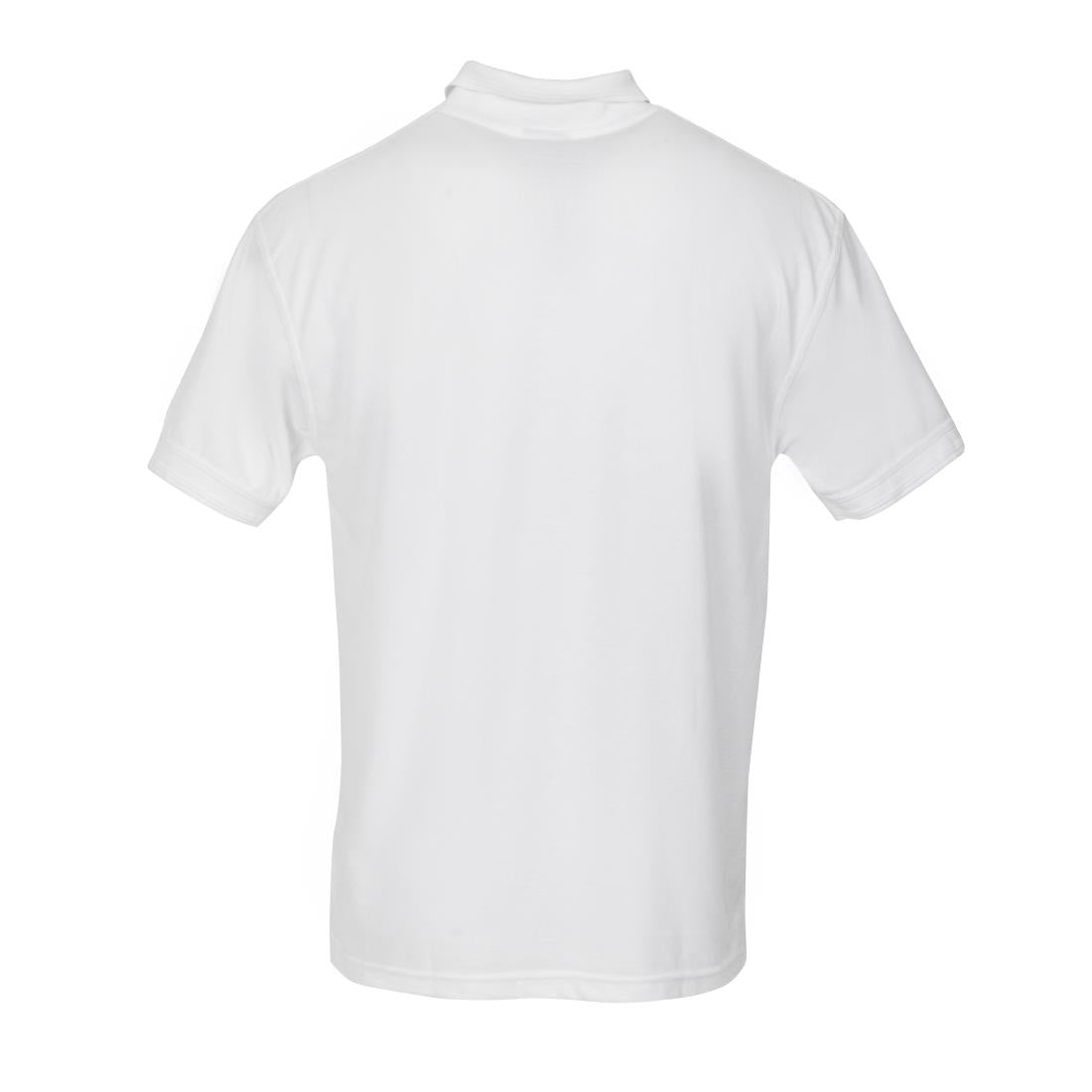 Polo mixte blanc S — A734-S