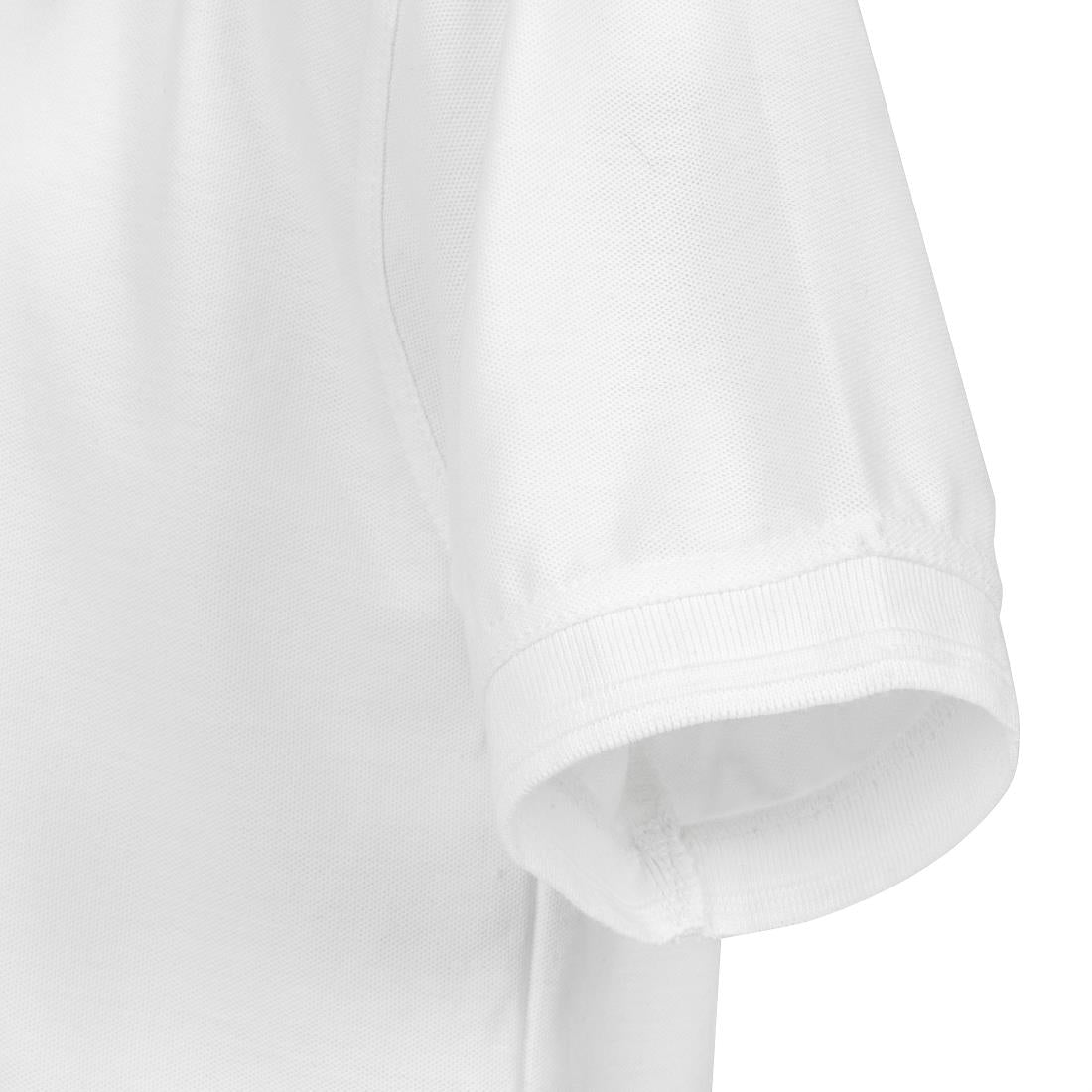 Polo mixte blanc S — A734-S