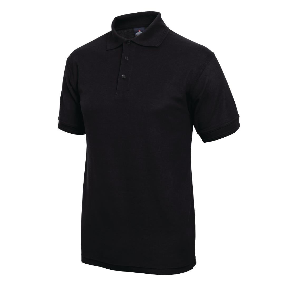 Polo mixte noir L — A735-L