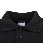 Polo mixte noir L — A735-L