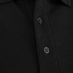 Polo mixte noir L — A735-L