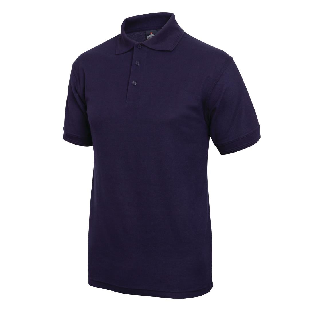 Polo mixte bleu marine M — A736-M