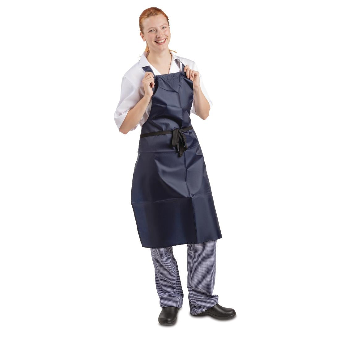 Tablier bavette déperlant Whites bleu — A896