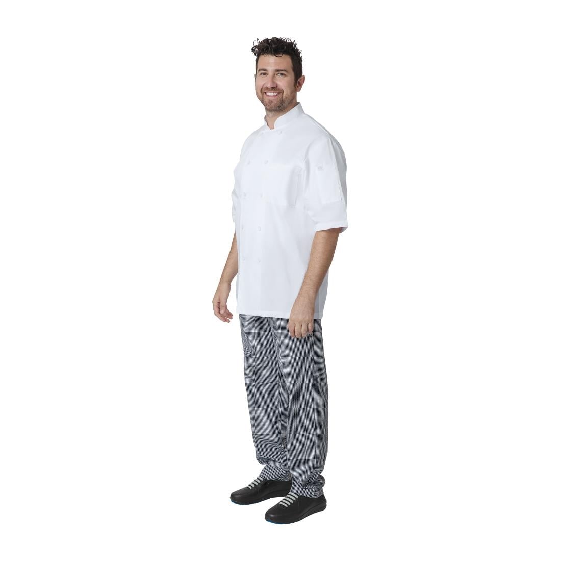 Veste de cuisine mixte blanche Chef Works Montreal Cool Vent M — A914-M
