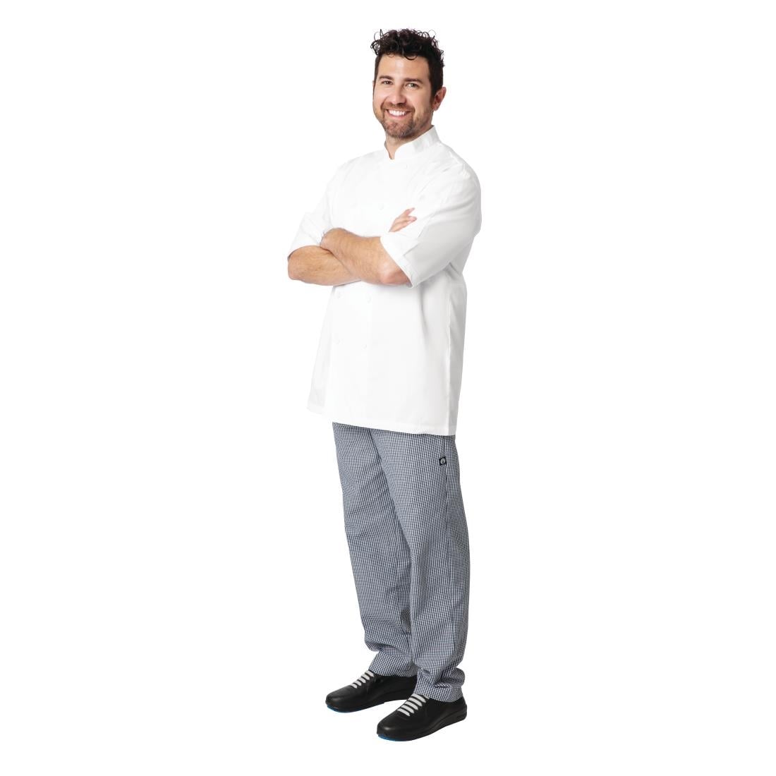 Veste de cuisine mixte blanche Chef Works Montreal Cool Vent XL — A914-XL