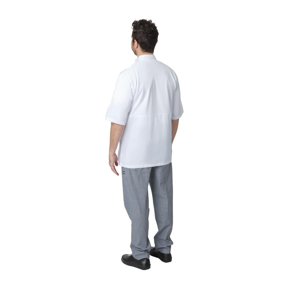 Veste de cuisine mixte blanche Chef Works Montreal Cool Vent XL — A914-XL