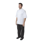 Veste de cuisine mixte Chef Works Executive Capri blanche EU56 — A915-56