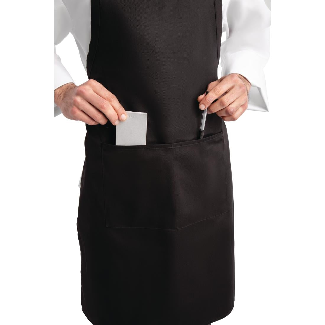 Tablier bavette Chef Works noir — A924