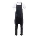 Tablier bavette Chef Works noir — A924