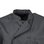 Veste de cuisine mixte Chef Works grise L — A934-L