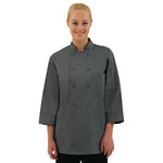 Veste de cuisine mixte Chef Works grise S — A934-S