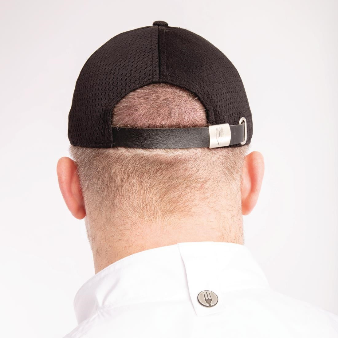 Casquette baseball Cool Vent Chef Works noire et grise — A942