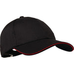 Casquette baseball Cool Vent Chef Works noire et rouge — A945