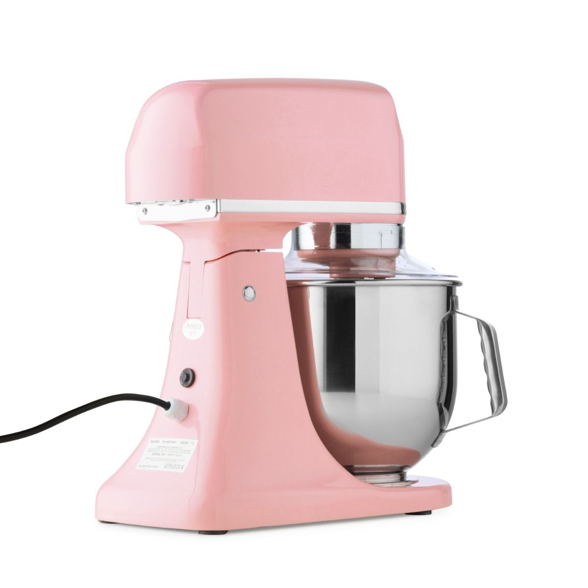 Mixer planétaire - 7 L - jusqu'à 2 kg de pâte - rose – Maxima 09300151