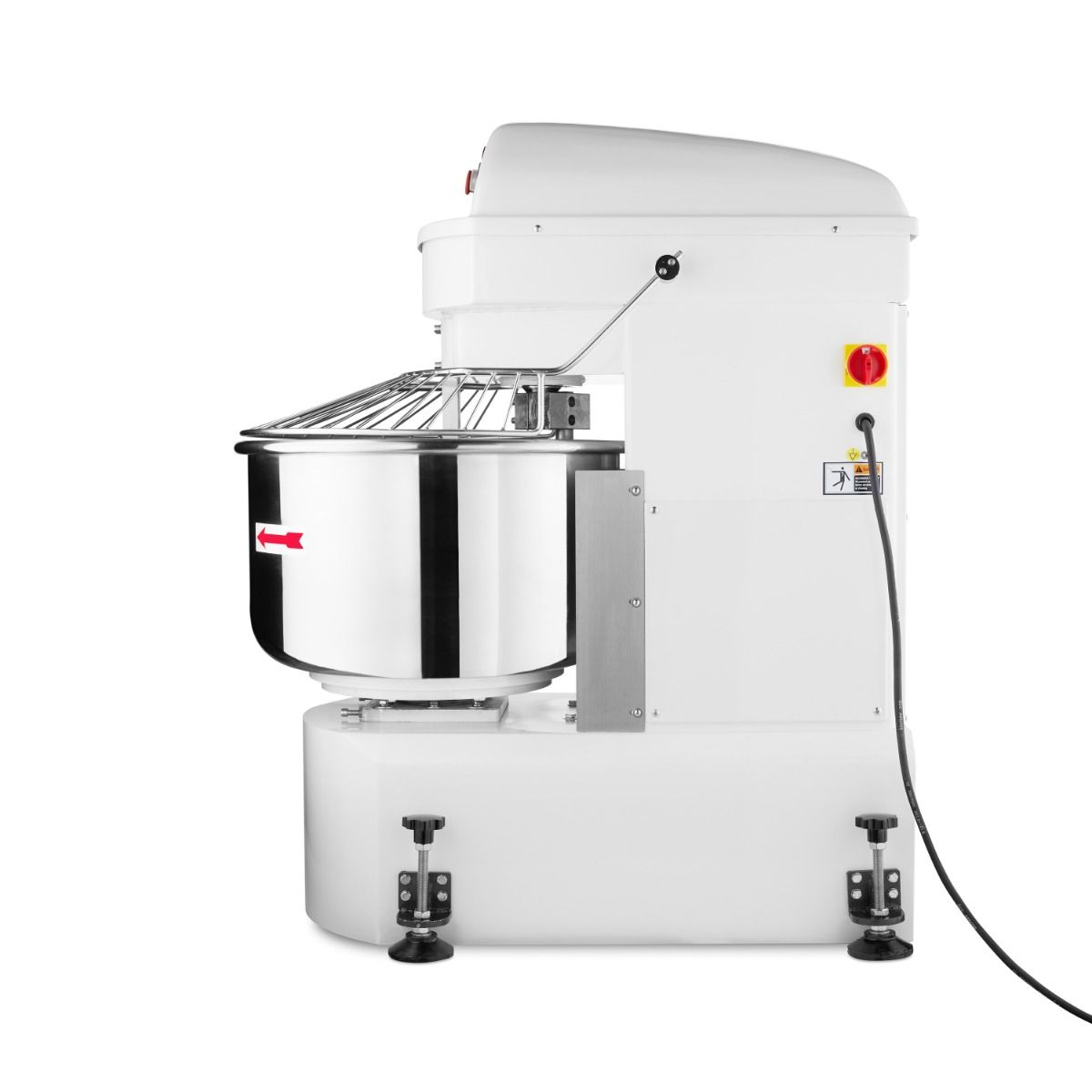 Pétrin à spirale / pétrin à pâte - 130 L - 80 kg de pâte - 2 vitesses - 400V – Maxima 09361130
