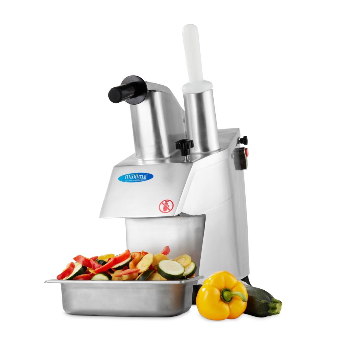 Coupe-légumes - jusqu'à 450 kg / h - incl 5 disques de coupe – Maxima 09300235