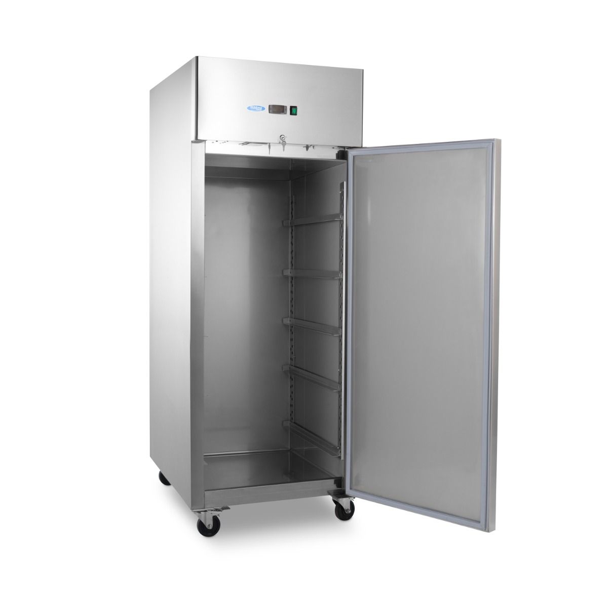 Réfrigérateur de boulangerie - 800 L - étagères réglables - convient à 60 x 40 cm - sur roues – Maxima 09400175