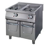 Premium friteuse - 2 x 22 L - unité double - profondeur 90 cm - avec robinet de vidange - électrique – Maxima 09398608