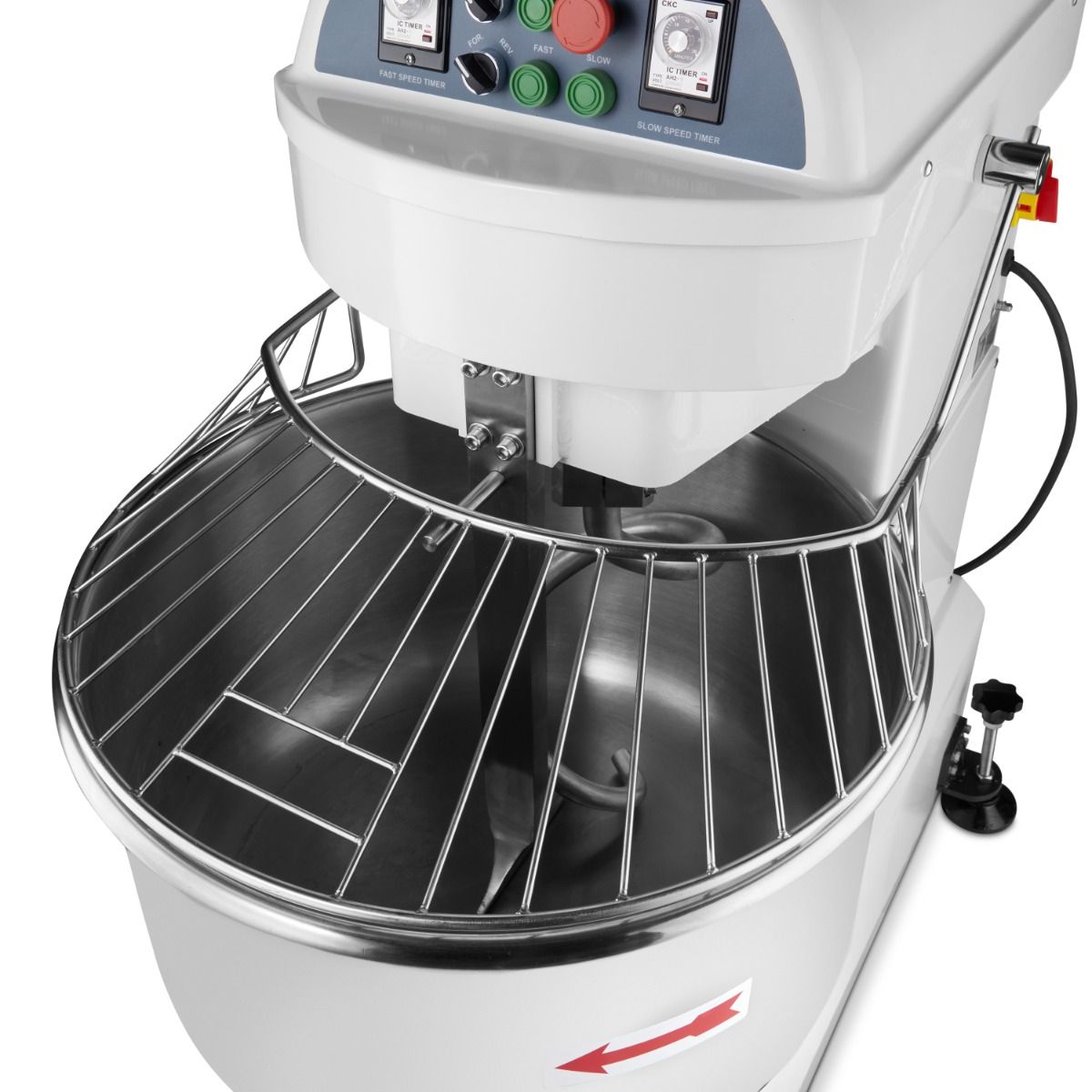 Pétrin à spirale / pétrin à pâte - 200 L - 120 kg de pâte - 2 vitesses - 400V – Maxima 09361150