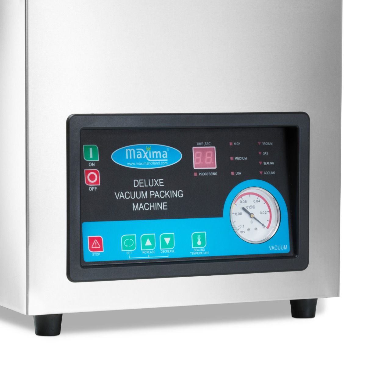 Machine à emballer sous vide - joint 30 cm - W32 x D37 x H18,5 cm chambre – Maxima 09300220