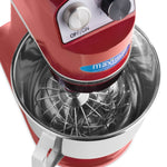 Mixer planétaire - 7 L - jusqu'à  2kg de pâte - rouge framboise – Maxima 09360760